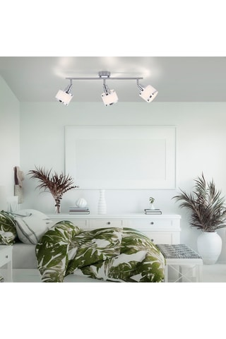 Plafoniera Accor - Argentato - 3 x 25 W