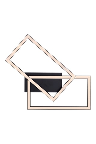 Plafoniera LED Iven - Nero - 2 x 36 W