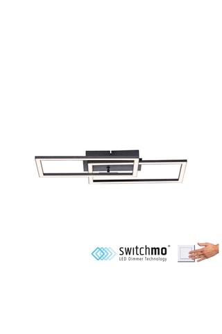 Plafoniera LED Iven - Nero - 2 x 36 W