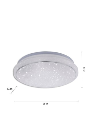 Ledplafondlamp connecté Jupi - Wit - 14 W