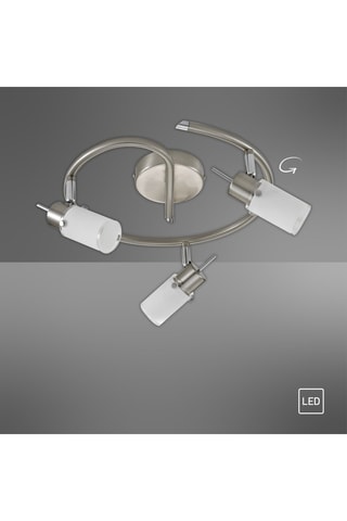 Plafoniera LED Max Led - Argentato - 3 x 4 W