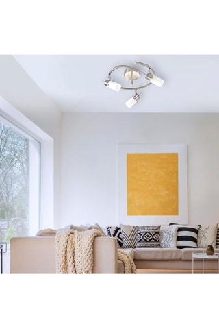 Plafoniera LED Max Led - Argentato - 3 x 4 W