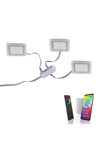 Ledplafondlamp Q-Vidal - Wit - 3 x 3,9 W