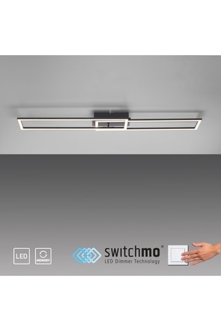 Plafoniera LED Iven - Nero - 2 x 36 W