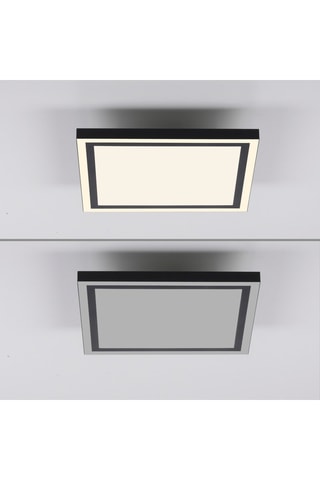 Ledplafondlamp connecté Edging-Smart - Zwart - 32 W