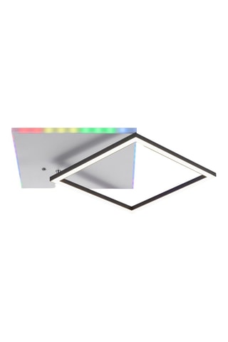 Plafoniera LED Renda - Nero e grigio - 25/5 W