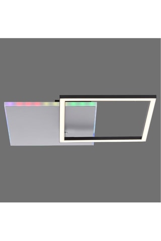 Plafoniera LED Renda - Nero e grigio - 25/5 W