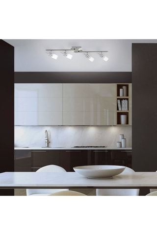 Ledplafondlamp Max Led - Zilverkleurig - 4 x 4 W