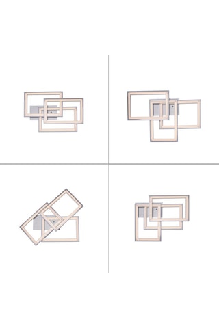 Plafoniera LED Felix60 - Argentato - 35/5 W