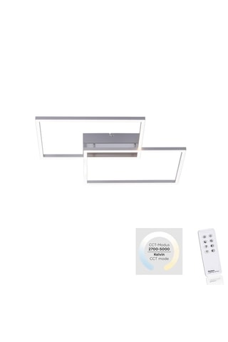 Plafoniera LED Iven - Argentato - 2 x 20 W