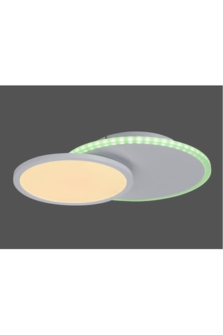 2 plafoniere LED Madina - Grigio - 5/16 W