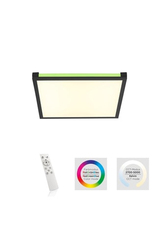 Plafoniera LED Mario - Nero - 17/7 W