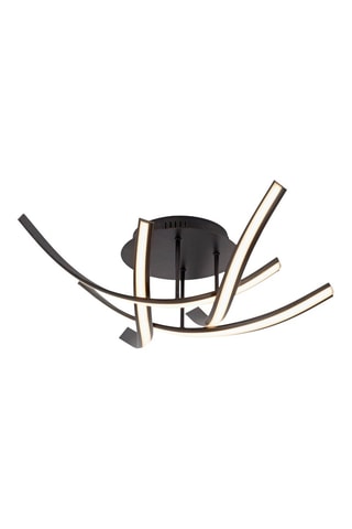 Ledplafondlamp Linda - Bruin - 4 x 3 W