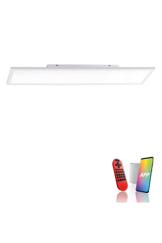 Plafonnier LED connecté Lolasmart - Flat - Blanc - 24 W