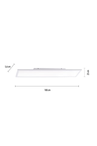 Plafonnier LED connecté Lolasmart - Flat - Blanc - 24 W