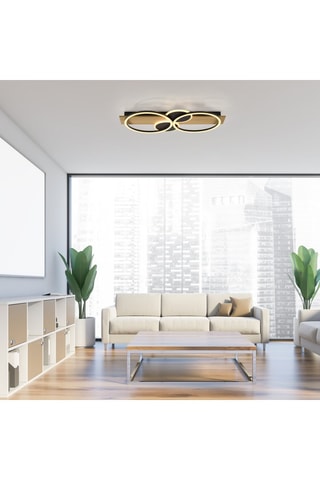 Plafoniera LED Trooper - Nero - 25/14 W