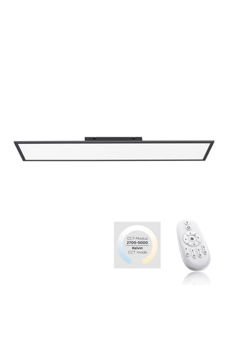 Plafonnier LED Flat - Noir - 26 W