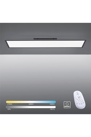Plafonnier LED Flat - Noir - 26 W