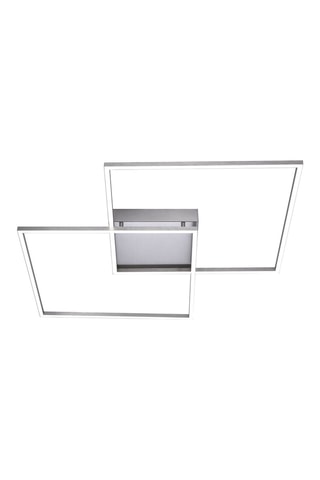 Plafonnier LED Q-Inigo - Argenté - 2 x 21 W