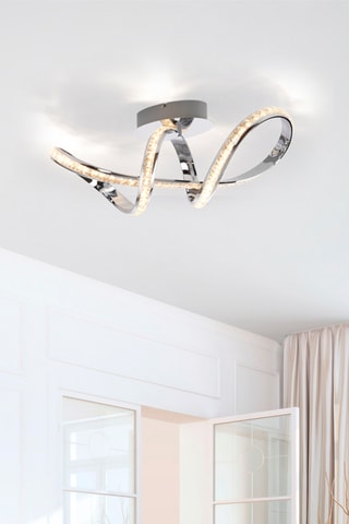 Ledplafondlamp Tanja - Zilverkleurig - 30 W