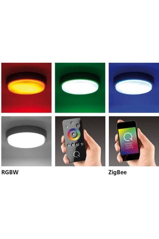 Plafoniera LED Q-Lenny - Bianco - 18 W