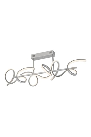 Ledplafondlamp Curls - Zilverkleurig - 8,6 W