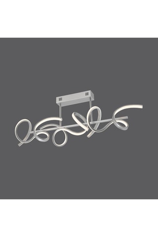 Ledplafondlamp Curls - Zilverkleurig - 8,6 W