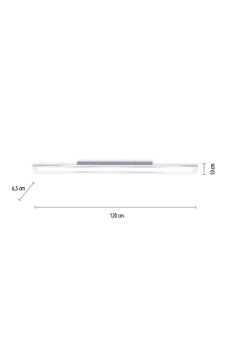 Plafonnier LED Flag - Argenté - 25 W