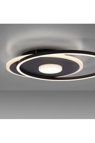 Plafoniera LED Domino - Nero - 26,5 W