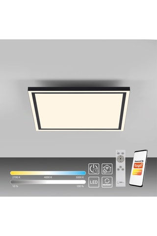 Plafoniera LED Edging-Smart - Nero - 45 W