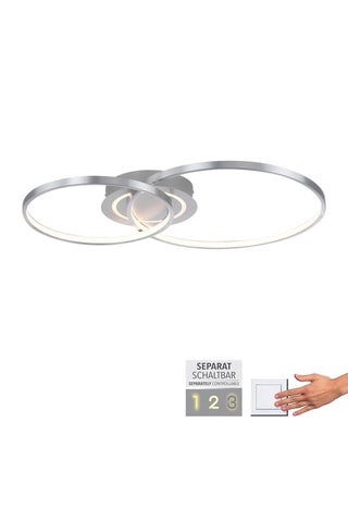 Plafoniera LED Asmina - Argentato - 23/4,6 W