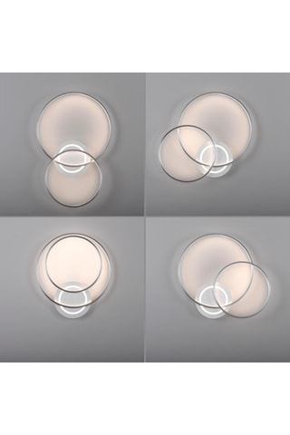 Plafoniera LED Asmina - Argentato - 23/4,6 W