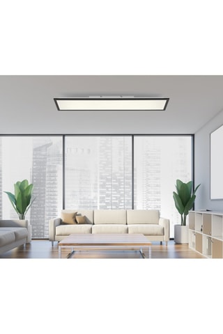 Plafonnier LED Flat - Noir - 20 W