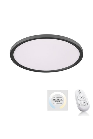 Plafoniera LED Flat - Nero - 20 W