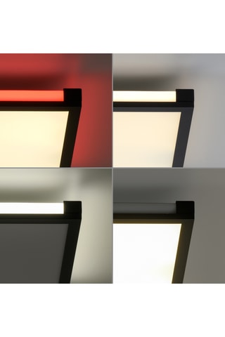 Plafonnier LED Mario - Noir - 20,5/8,5 W