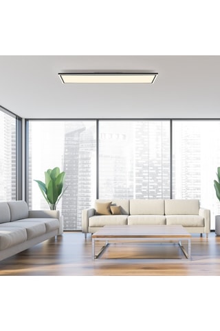 Plafonnier LED Edging-Smart - Noir - 54 W