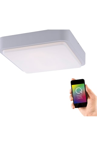 Plafoniera LED Q-Lenny - Bianco - 18 W