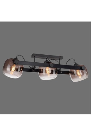 Plafonnier Cup - Noir- 3 x 60 W