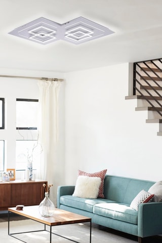 Plafoniera LED Q-Linea - Argentato - 10/2,5 W