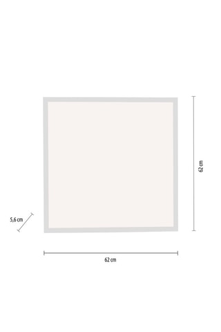 Plafoniera LED Q-Flag - Bianco - 46 W