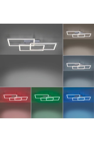 Plafonnier LED Q-inigo - Blanc - 3 x 28 W