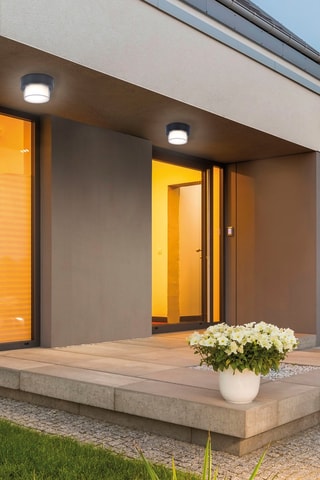 Ledwandlamp Q-Erik - Antraciet - 8 W