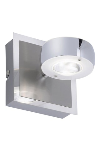 Smart Ledwandlamp Lolasmart-Opti - Zilverkleurig - 2 x 3 W