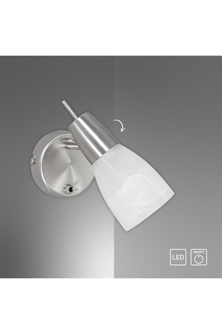 Ledwandlamp Julia - Zilverkleurig - 4 W