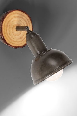 Wandlamp Swamp - Donkergrijs - 10 W