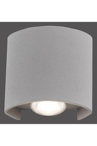 Ledwandlamp Carlo Zilverkleurig