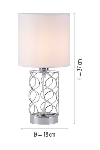 Tafellamp Deva - Zilverkleurig