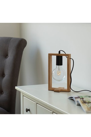 Ledtafellamp Franky - Zwart - 60 W