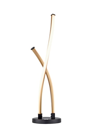 Ledtafellamp Polina - Zwart - 2 x 13,9 W