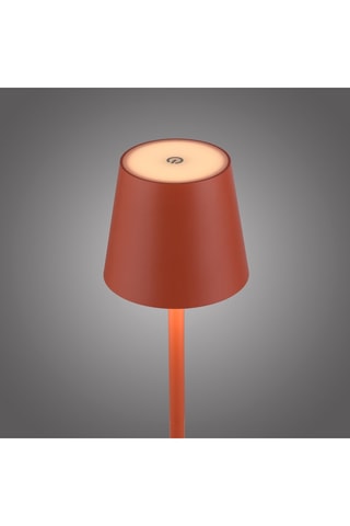 2 Ledtafellampen Buria - Koraalrood - 2,5 W